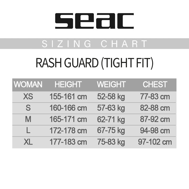 Seac rash guard T-Sun short sleeve lady orange