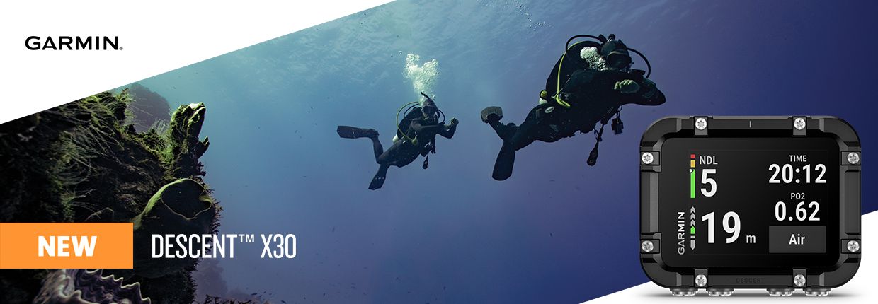 NEW: Garmin Descent X30 Dive Computer