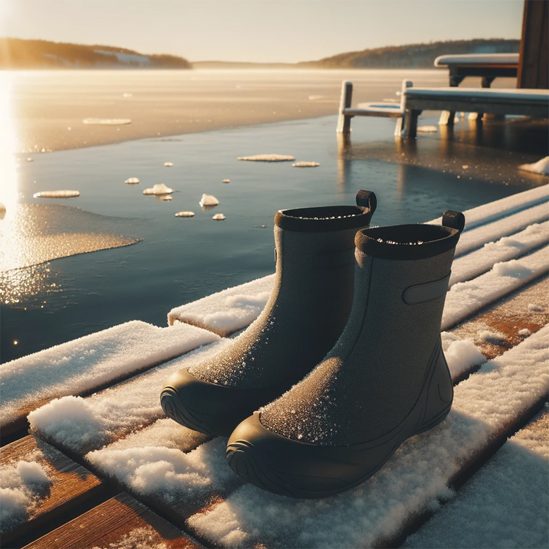Winter bathing shoes
