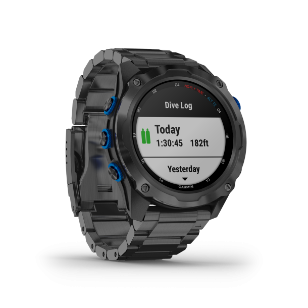 Garmin Descent MK2i with titaniumband & T1