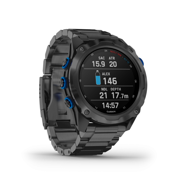 Garmin Descent MK2i m. titaniumslnke &amp; T1