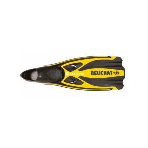 Beuchat finner 1Dive Full-Foot gul sort