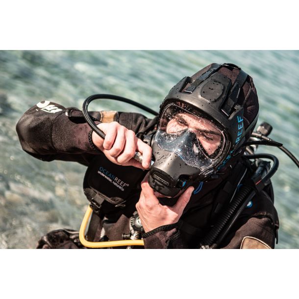 OceanReef Neptune III Fullface Mask Svart