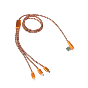 Nordic Heat 3 i 1 USB ladekabel