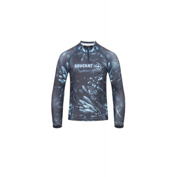 Beuchat Atoll Seaweed Long Sleeve Rashguard Junior 2 mm Blue