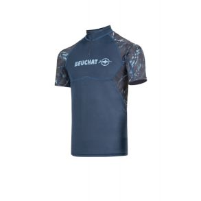 Beuchat Atoll Seaweed kort�rmet Rashguard herre 2 mm bl�