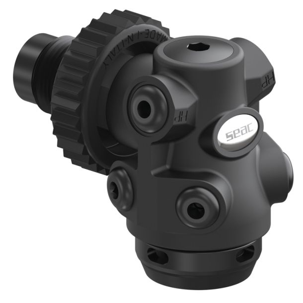 Seac regulator 1. trin IT500/D 300 DIN sort