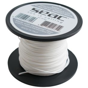 Seac Dyneema 1.1 mm - 50 m waxed hvid