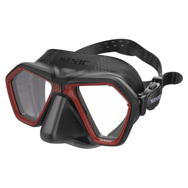 Seac Diving Mask Eagle S/Bl Red