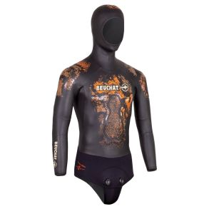 Beuchat overdel Elite 5 & 7mm herre gr� orange