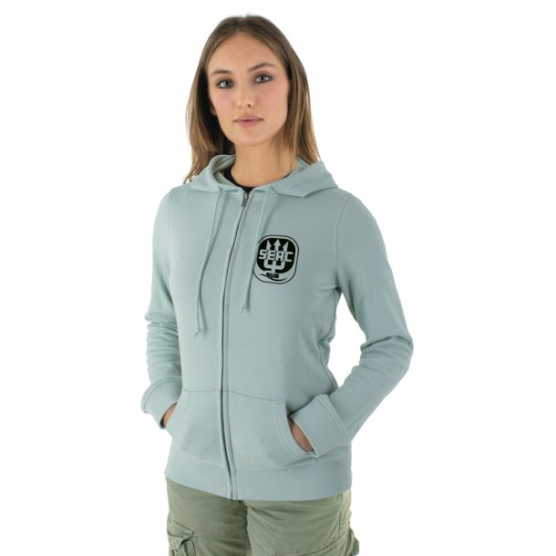 Seac hoodie dame turkis