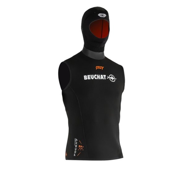 Beuchat v�tdr&auml;kt Focea Comfort 7 Hooded Vest herr 2,5-5 mm