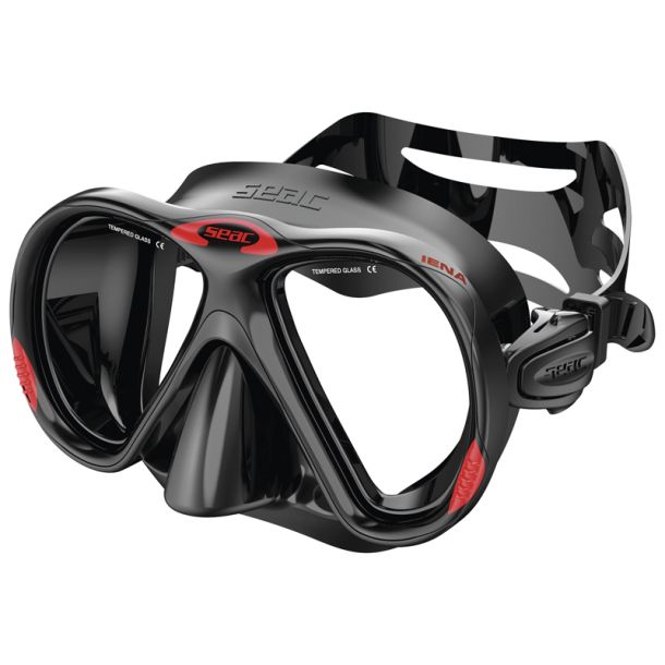 Seac Dykmask Iena S/BL Black/Red
