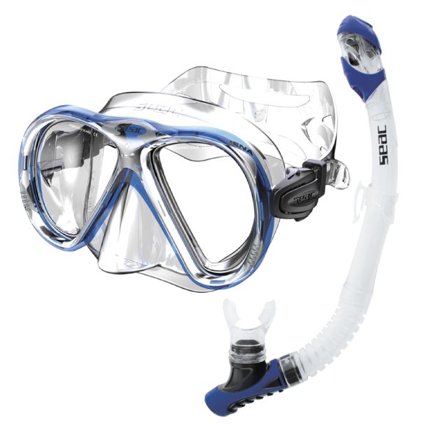 Seac snorkels�t Iena Dry Bis bl�