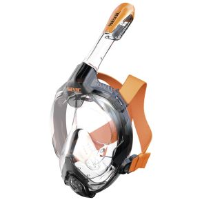 Seac fullface maske Libera S/M sort/orange