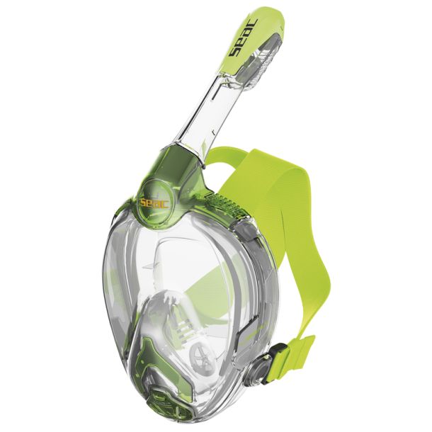 Seac fullface maske Libera junior 6+ lime traspar./lime