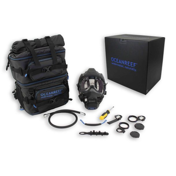 OceanReef Neptune III Fullface Mask Svart