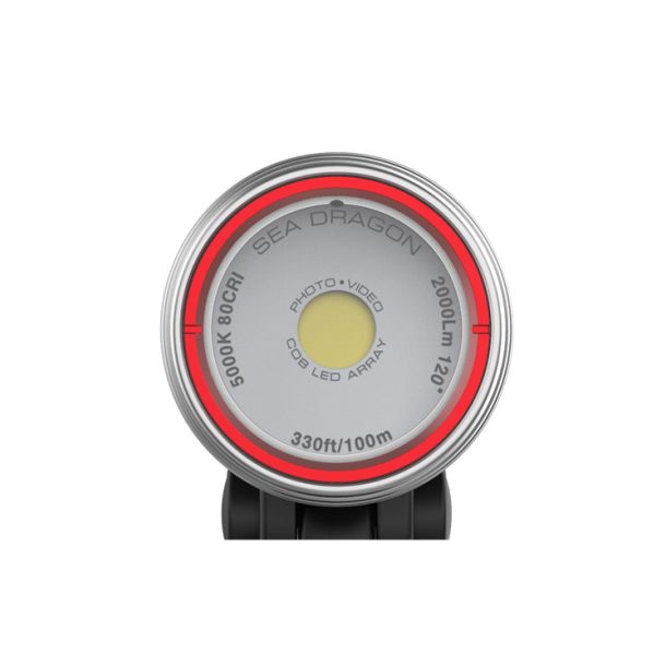 Sea Dragon 2000F dykkerlygte m. Tray & Grip