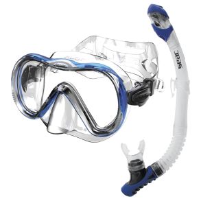 Seac snorkels�t Boss + Reverse Dry bl�