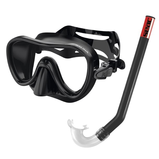 Seac Snorkel Set Salina SLT Black
