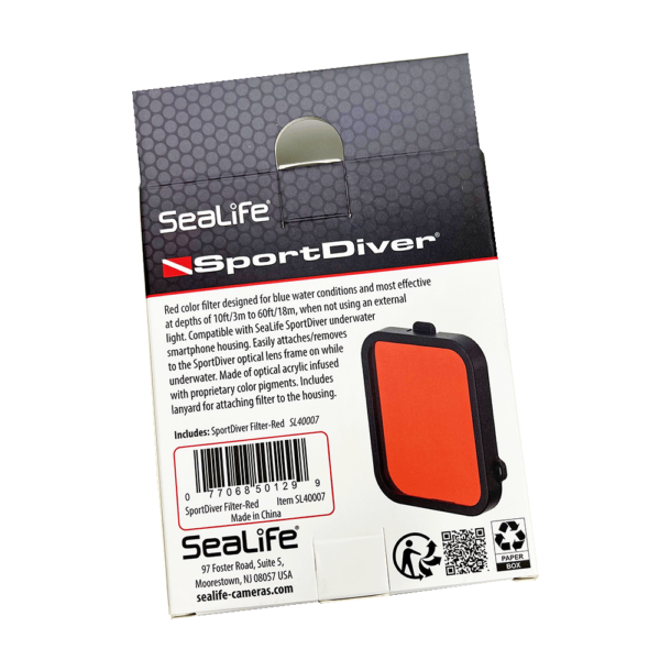Farvekorrigerende filter til SeaLife Sportdiver