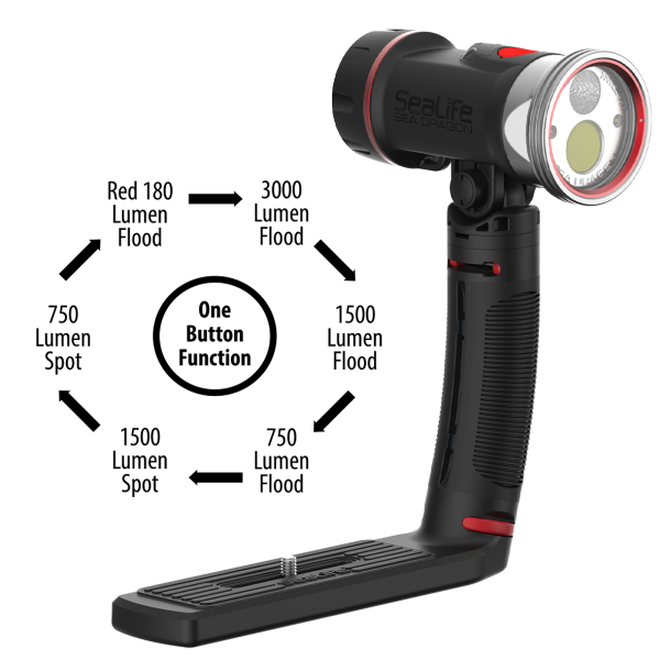 Sea Dragon 3000SF Pro Dual Beam Ljus set