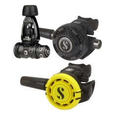 Scubapro MK19 EVO Black Tech/G260 Carbon Black Tech/R105 Octopus 