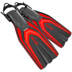 Seac Open Heel Fins Style Red