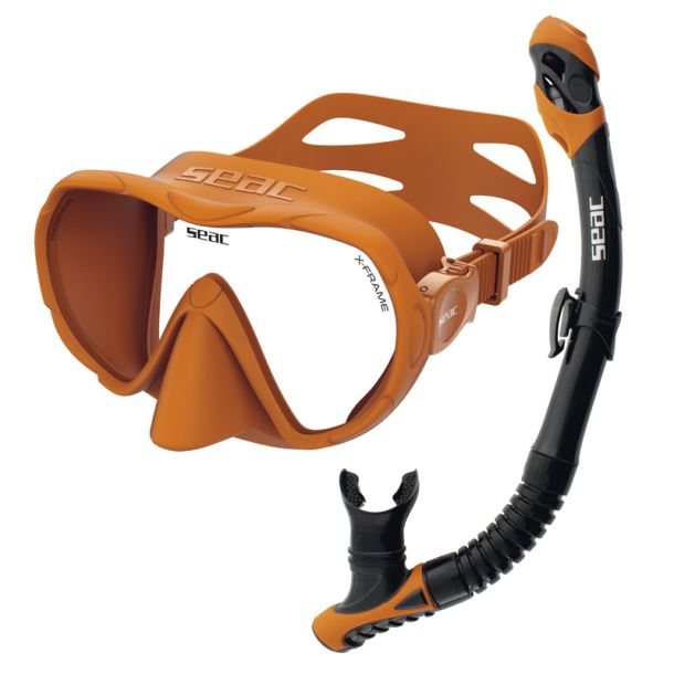 Seac snorkels�t X-Frame combo orange