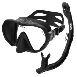 Seac Snorkelset X-Frame Combo Svart