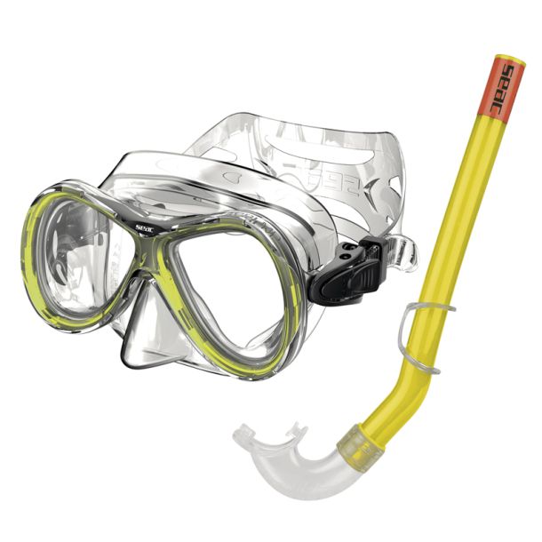 Seac Snorkeling Set Capri MD SLT Yellow