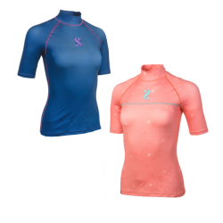 Scubapro T-Flex Rash Guard UPF-50 - Kort�rmet (Kvinder)