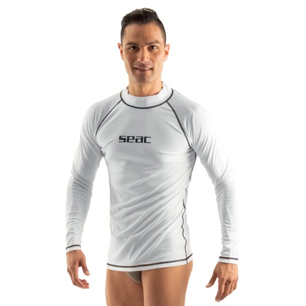 Seac Rash Guard T-Sun lang herre hvid