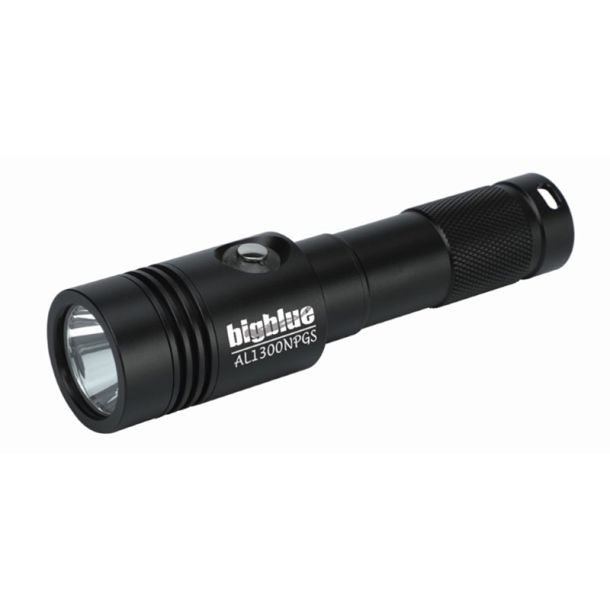Bigblue dykkerlygte 1300-lumen Narrow Beam (Green Spotlight)