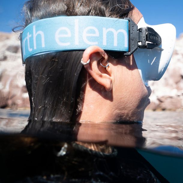 Fourth Element Maske Rem Aqua/Hvid
