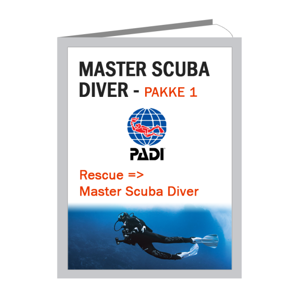 PADI Master Scuba Diver - Pakke 1