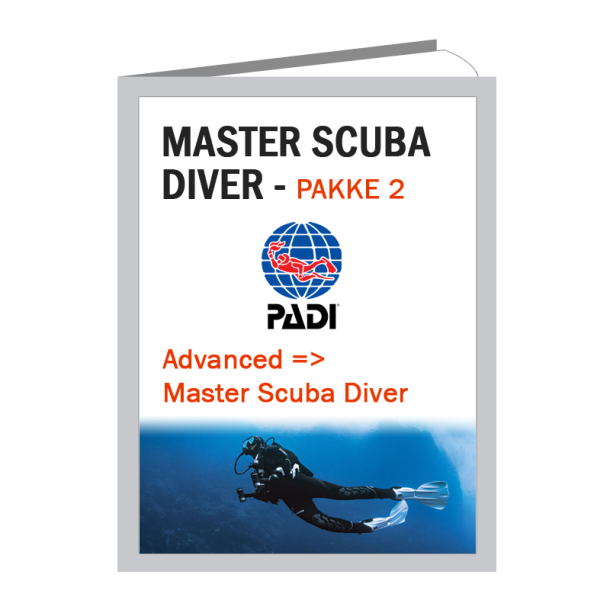 PADI Master Scuba Diver - Pakke 2