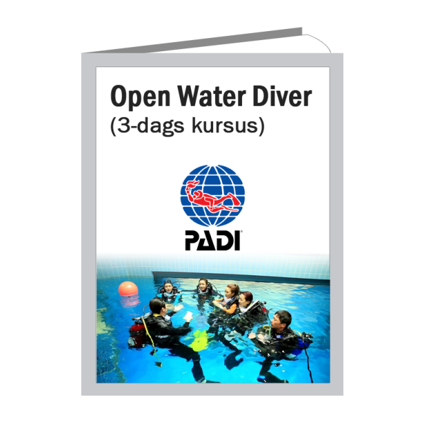 PADI Open Water Dykkerkursus (3 dags)