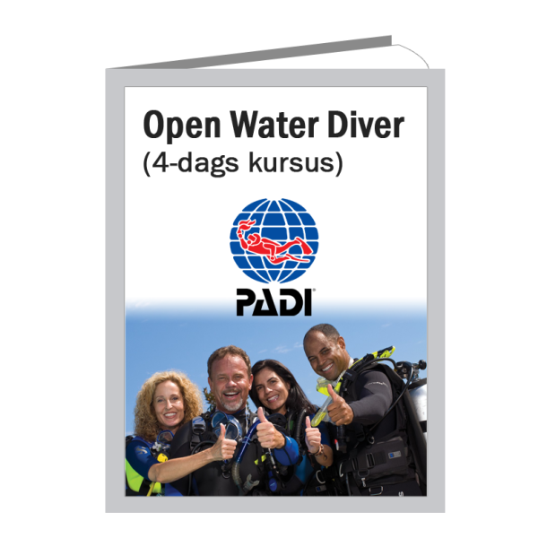 PADI Open Water Dykkerkursus (4 dags)