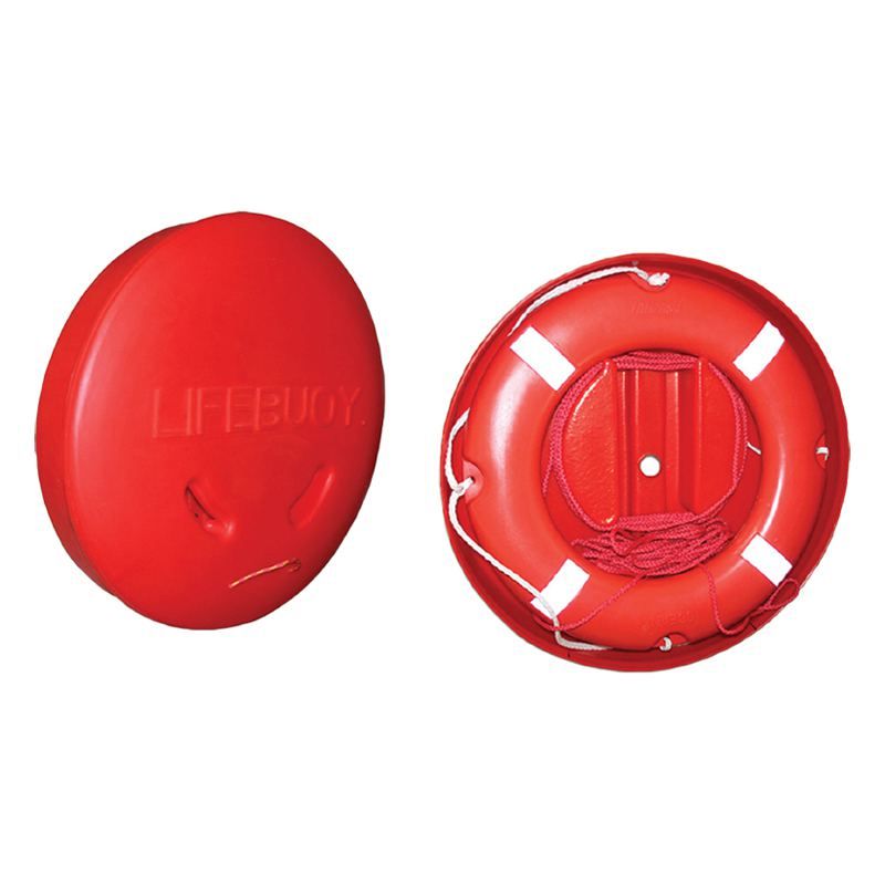 Complete Lifesaving Kit: Premium Lifebuoy with Storage Box and Rope for ...