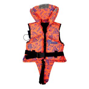 Lalizas R�ddningsv�st f�r barn ISO Fluo Orange