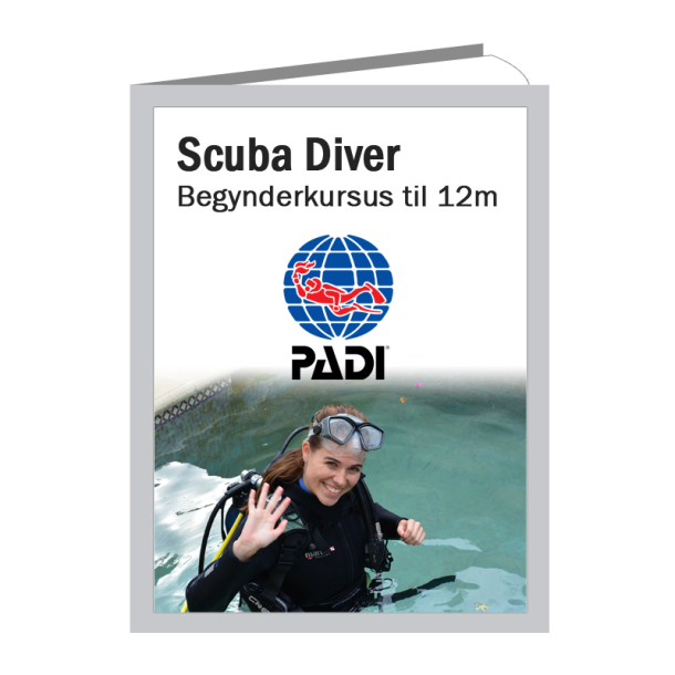 PADI Scuba Diver dykkercertifikat