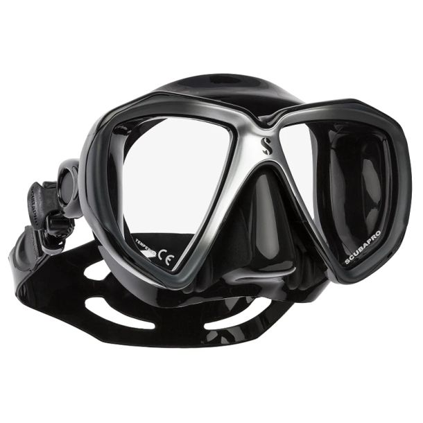 Scubapo dykkermaske Spectra sort/slv
