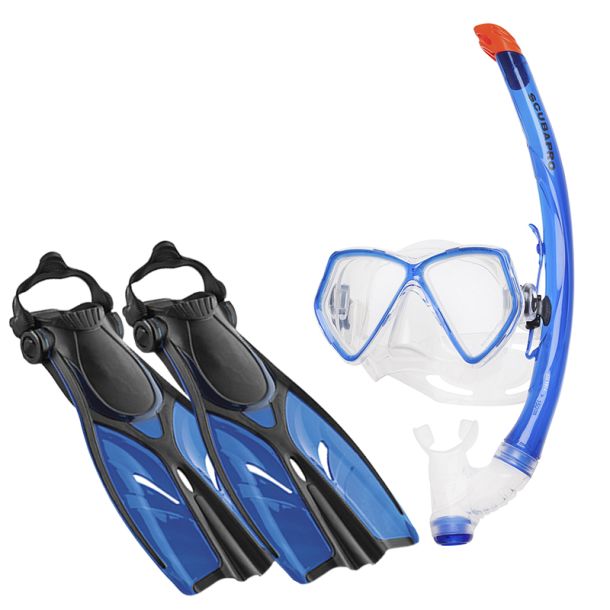 Snorkel set SILVER2 w/o bag.