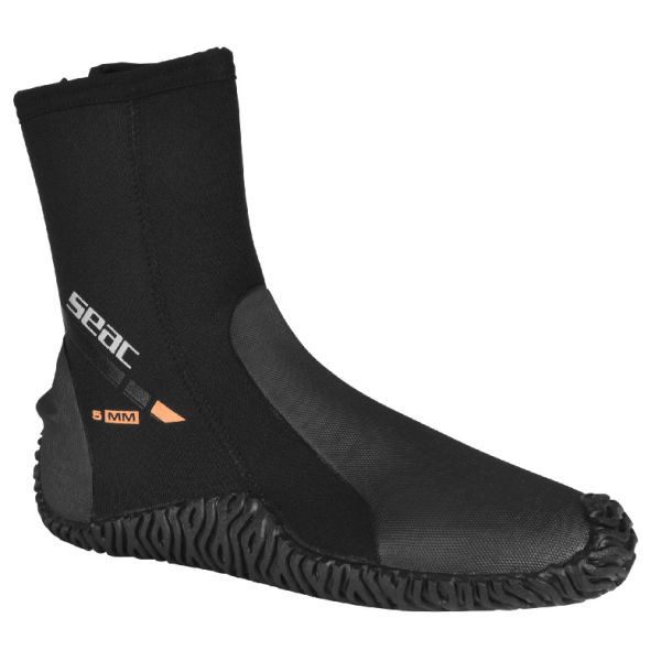 SEAC Basic HD neoprene boots - 5mm high-quality neoprene.