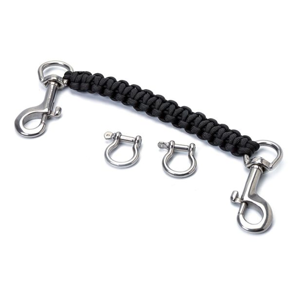 Lanyard with double snap bolt, 30cm