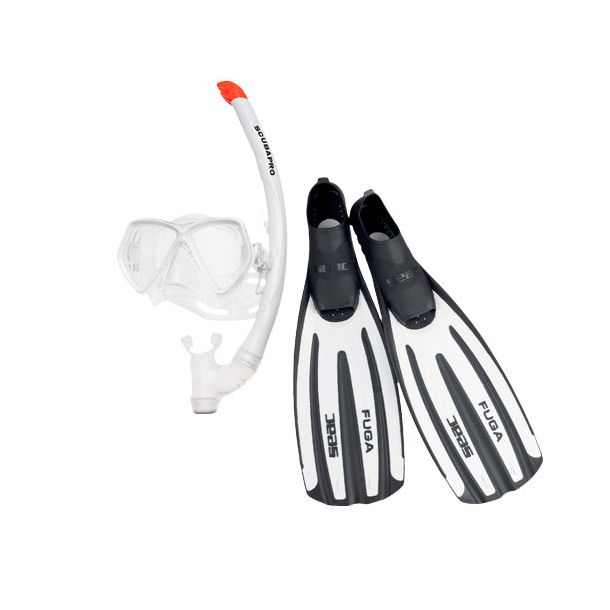 Snorkelst Scubapro Pantai/Fuga Hvid