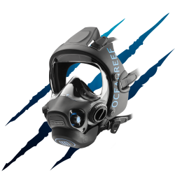 OceanReef Neptune III Fullface Maske Sort