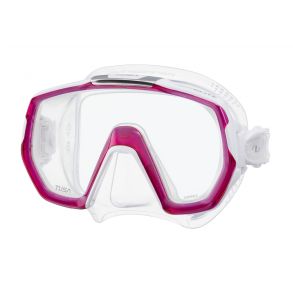 Tusa dykkermaske Freedom Elite klar/pink