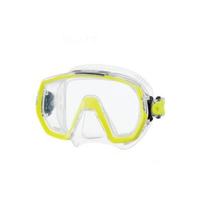 Tusa dykkermaske Freedom Elite klar/gul